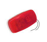 Bargman 47-59-001 LED Side Marker Lights #59 Series Side Marker Clearance Light LED #59 Red w/White Base
