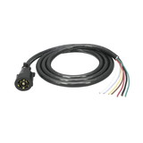Bargman 50-67-001 7-Way Connector Harness - Trailer End 7-Way Molded Trailer End w/ 6' Cable