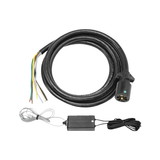 Bargman 50-67-410 7-Way Connector Harness - Trailer End 7-Way Molded Trailer End w/ 10' Cable and Breakaway Switch