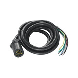 Bargman 50-67-614 7-Way Connector Harness - Trailer End 7-Way Molded Trailer End w/ 4' Cable