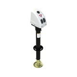 Bulldog 500188 Powered A-Frame Jack, 3500 lbs. Powered Drive Tongue Jack, A-Frame, 14" Travel, White Case, Rating 3,500 lbs.
