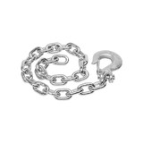 Draw-Tite 63451 Trailer Hitch Safety Chain, Class V GTW 26,400 lbs. 35", 1/2" Proof Coil, Grade 30, 3/8" Clevis Slip Hook w/Latch
