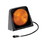 Wesbar 8260602 Heavy-Duty Ag Lights, Single w/Amber/Amber, Includes 2-Way Weather Pack Shroud
