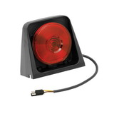 Wesbar 8261001 Heavy-Duty Ag Lights, Single w/Red/Black w/ Brake Light Function, Includes Molded Tri-Plug