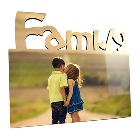 Muka Custom Family-Framed Photo Frame Personalized Desktop Plaque