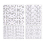 Muka 4 Pack Blank Wooden Puzzle Materials, DIY Blanks for Sublimation or UV Printing