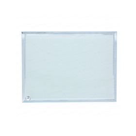 Muka 9"x7" Sublimation Blank Glass Plaque, DIY Dye Sublimation Block for Heat Transfer