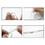 Muka 100PCS White Silicone Toggles Non-Slip Stopper Drawstring Cord Lock Elastic Cord Adjuster