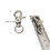 Muka 50PCS Metal Swivel Lobster Clasp Sewing Snap Hook Lanyard Claw Clasp Keychain DIY 1.1cm Ring