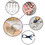 Muka 1000pcs Metal Lanyard Hooks 25mm (1") Spring Clip Hook DIY Jewelry Basics for Key Chain