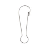Muka 500pcs Lanyard Snap Clip Hooks 30mm Silver Clips for ID Card, Key Rings, Handicrafts