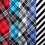 TopTie Wholesale Lot Mens 5 Skinny Neck Tie New Necktie, Plaid Neckties