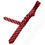 TOPTIE Unisex Black & Red College Stripe Skinny 2" inch Necktie