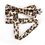 TopTie Unisex Bow tie Leopard Spotted Tan & Black Bowtie