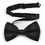 TopTie Mens Formal Solid Color Satin Banded Bow Tie, Gift Idea
