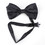 TopTie Mens Black Bowtie Pretied Satin Tuxedo Bow Tie, Adjustable Band