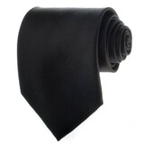 TOPTIE Mens 100% Silk Necktie Solid Color Ties
