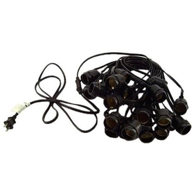 IEC ADP0101 String Light Sockets 16 AWG cord 50 E26 sockets 102 feet
