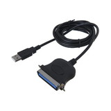 IEC ADP3140M USB to Parallel Printer Converter with 6 foot Cable, works with Apple Mac