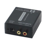 IEC ADP51504 Analog Audio to Digital SPDIF Coax Copper and Fiber Converter