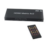 IEC ADP52152 HDMI 4 in to 2 out Matrix Switch with Audio