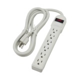 IEC ADP8000A-06 Surge Suppressor UL 6 In Line Outlets 6 foot cord