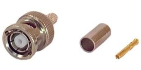 IEC BNC-RG58-R BNC Male Connector Reverse Polarity (with Female Pin) for RG58 and LMR195