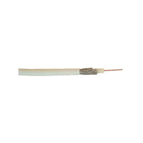 IEC CAB-RG6-WH RG6U 75 ohm 60% Aluminum Braid Coax Cable White