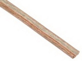 IEC CAB002-16SPKR 16 Gauge 2 Conductor Clear Speaker Wire Priced by the Foot