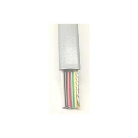 IEC CAB005-MP-SH 26 Gauge 5 Conductor Shielded Silver Satin Cable Priced by the Foot