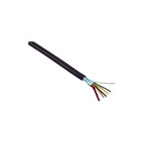 IEC CAB006-26G-BK 26 Gauge 6 Conductor Shielded Cable Black