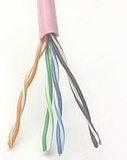 IEC CAB008-MP-L5-PI 24 Gauge 4 Pair Stranded Category 5e Pink Cable Priced by the Foot