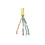 IEC CAB008-MP-L5-YE 24 Gauge 4 Pair Stranded Category 5e Yellow Cable, Price/Foot