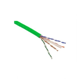 IEC CAB008-MP-L6-GN 24 Gauge 4 Pair Stranded Category 6 Green Cable