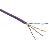 IEC CAB008-PH-L5-VT 24 Gauge 4 Pair Solid Category 5e Violet Cable Priced by the Foot