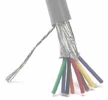 IEC CAB008 24 Gauge 8 Conductor Shielded Cable Priced by the Foot