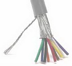 IEC CAB009 24 Gauge 9 Conductor Shielded Cable Priced by the Foot