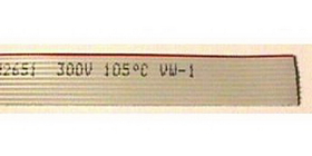 IEC CAB010-RI 28 Gauge 10 Conductor .05 Inch Pitch Ribbon Cable