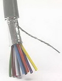 IEC CAB010 24 Gauge 10 Conductor Shielded Cable Priced by the Foot