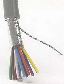 IEC CAB010 24 Gauge 10 Conductor Shielded Cable Priced by the Foot