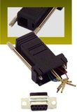 IEC DB09F-RJ1106-BK DB09 Female to RJ1106 Adapter Black