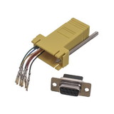 IEC DB09F-RJ4508-YE DB09 Female to RJ4508 Adapter Yellow