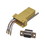 IEC DB09F-RJ4508-YE DB09 Female to RJ4508 Adapter Yellow, Price/each
