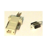IEC DB09M-RJ1106-DC DB09 Male to RJ1106 DEC MMJ Offset Adapter
