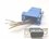 IEC DB09M-RJ4508-BU DB09 Male to RJ4508 Adapter Blue, Price/each