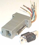 IEC DB09M-RJ4508 DB09 Male to RJ4508 Adapter Gray