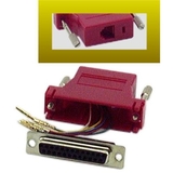 IEC DB25F-RJ1106-RD DB25 Female to RJ1106 Adapter Red