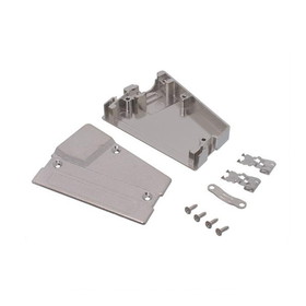 IEC DM68H90 Mini D 68 Hood with Latches 90 Degree Exit