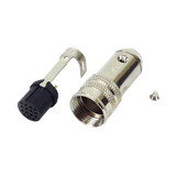IEC DN15FS Din - 15 Pin Female Solder Connector with Threaded Latch
