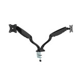 IEC H0025 Counter Balanced Desk Mount Arm for Two Monitors 13 to 27 inch x 2, 13 lbs x 2 max.